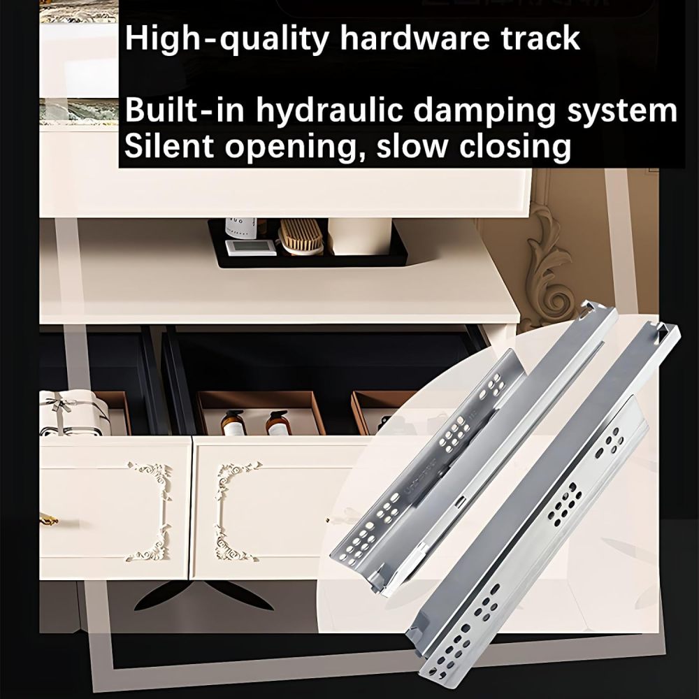 Bathroom Vanity with Sink - Single Sink Bathroom Vanity Cabinet & Smart Mirror Cabinet Set, Floating Vanity Design for Modern Bathrooms (White, 40")