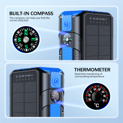 CE ROHS OEM 10000mah 20000mah 30000mah Mobile Battery Solar Panel Portable Phone Powerbank Charger Solar Power Bank