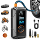 Multi Function LED SOS Light Portable 5200mAh Battery Air Compressor Car Tyre Inflator Electric Air Pump