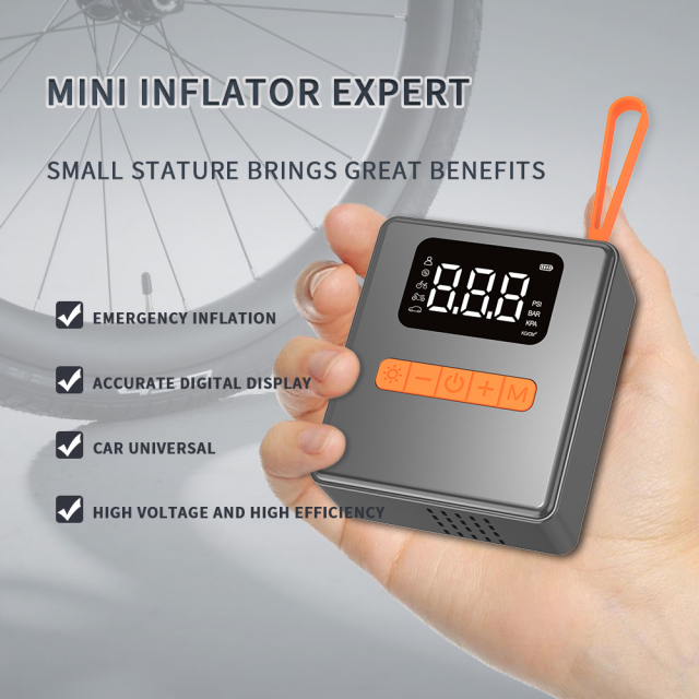 High Pressure 150PSI Smart LCD Display Wireless Car Tire Inflator Bicycle Air Pump Bike Air Pump