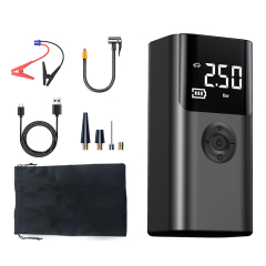 Portable 150PSI Cordless Tire Inflator Air Compressor 20000mAh Built-in Jump Starter Digital Screen Emergency SOS Flashlight