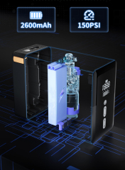 4 in 1 Jump Starter With Air Inflator 12V Battery Booster High Quality Lithium Battery 3000A Peak Current Emergency Kit