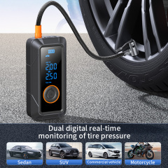 Multi Function LED SOS Light Portable 5200mAh Battery Air Compressor Car Tyre Inflator Electric Air Pump