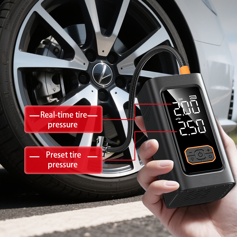 4 in 1 10000mAh High Capacity Multi Function Portable Car Battery Charger and Jump Starter with Air Pump