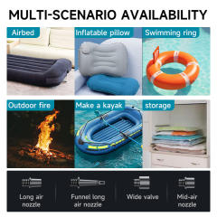 All One Car Jump Starter Air Compressor Air Blower ABS 150 PSI Digital Display Emergency Light for Off-Road Camping SOS Alert