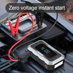 Multifunctional 4 in 1 Car Air Pump Tire Inflator with Jump Starter 6000mAh Power Bank for Emergency Use