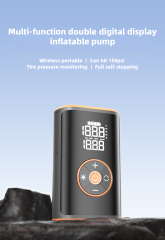 Portable Automatic Digital Display Cordless Electric Tire Inflator with Tire Pressure Monitor and Plastic Material for Car