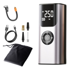 12V DC 150PSI Cordless Tire Pump with Dual Display Portable Air Compressor Car Tire Inflator for Bike Motorcycle Car Tires Balls