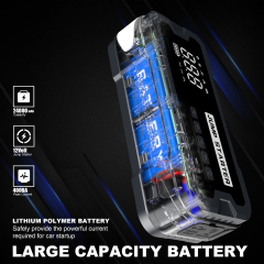 4 in 1 1000A Portable Compressor Air Pump 12V Battery Powerbank Power Bank Car Jump Starter