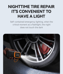 High Pressure 150PSI Portable Tire Inflator for Car and Bike Digital Display Air Pump for Roadside Assistance