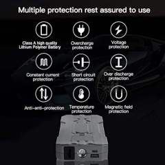 High Quality 1000a Peak Current Fast Charging Emergency Power Supply CE ROHS 10000mAh Portable Car Jump Starter