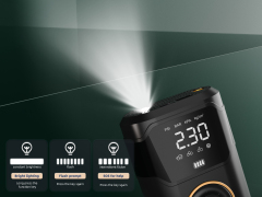 Portable Wireless Plastic Handheld Air Compressor Digital Display 150PSI High Pressure Tire Pressure Monitor Car Tire Inflator