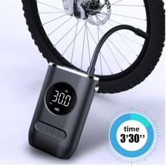 Cordless Electric Tire Inflator Digital Display Rechargeable Mini Air Compressor Pump for Car Bike Gonfleur De Pneus Plastic