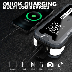 4 in 1 1000A Portable Compressor Air Pump 12V Battery Powerbank Power Bank Car Jump Starter