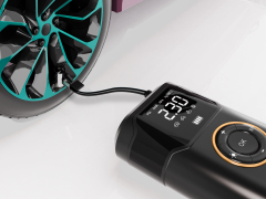 Portable Wireless Plastic Handheld Air Compressor Digital Display 150PSI High Pressure Tire Pressure Monitor Car Tire Inflator