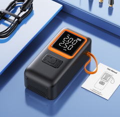 Car Accessories Portable Tire Inflator for Car and Motorcycle Rechargeable Air Compressor Pump