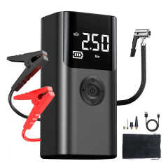 45W 2000A Air Pump Jump Starter Booster 16000mah Power Bank Lithium Battery 4 in 1 Car Jump Starter