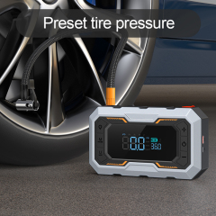 Multifunctional 4 in 1 Car Air Pump Tire Inflator with Jump Starter 6000mAh Power Bank for Emergency Use