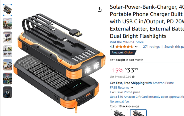 20000mAh Foldable Wireless Charger Solar Panel Powerbank Waterproof Solar Power Bank with Flashlight for iPhone