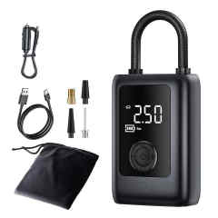 Compressor De Ar Portatil Sem Fio Com Bateria De 4000 MAh Inflador De Portatil Compresor De Aire Portatil