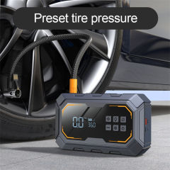 12V 2000A Portable Car Battery Booster with Air Compressor Tire Inflator Power Bank Emergency Jump Starter