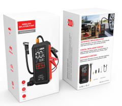 Car Jump Starter with Air Compressor 2000A Peak 22 Cylinder Fast Inflation 8000mAh Power Bank