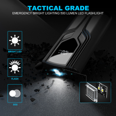 CY62 5-in-1 Car Jump Starter 2000A with 8000mAh Battery, LCD Display & USB-C Fast Charging