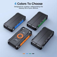 ZL-602-2 Solar Wireless Power Bank 20000mAh PD35W with Magnetic Charging & SOS Light