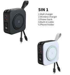 P047 Magnetic Wireless Solar Power Bank