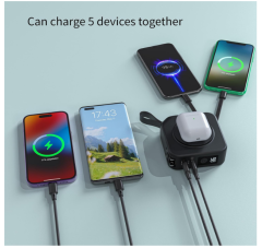 P047 Magnetic Wireless Solar Power Bank