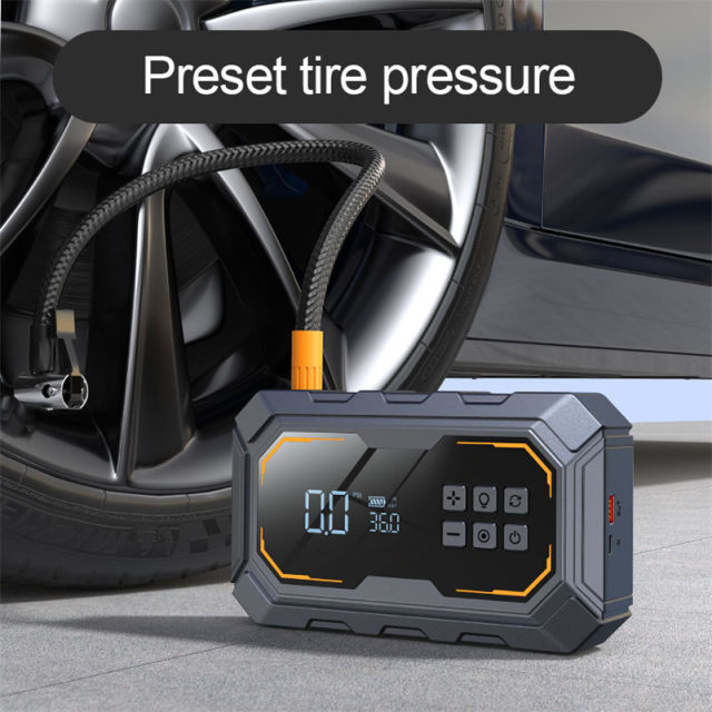 N9 3000A Dual Cylinder Car Jump Starter with Air Compressor