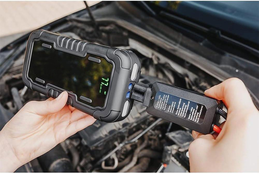 LD12 Multi-Function 12V Jump Starter with LED Flashlight & Emergency Tools