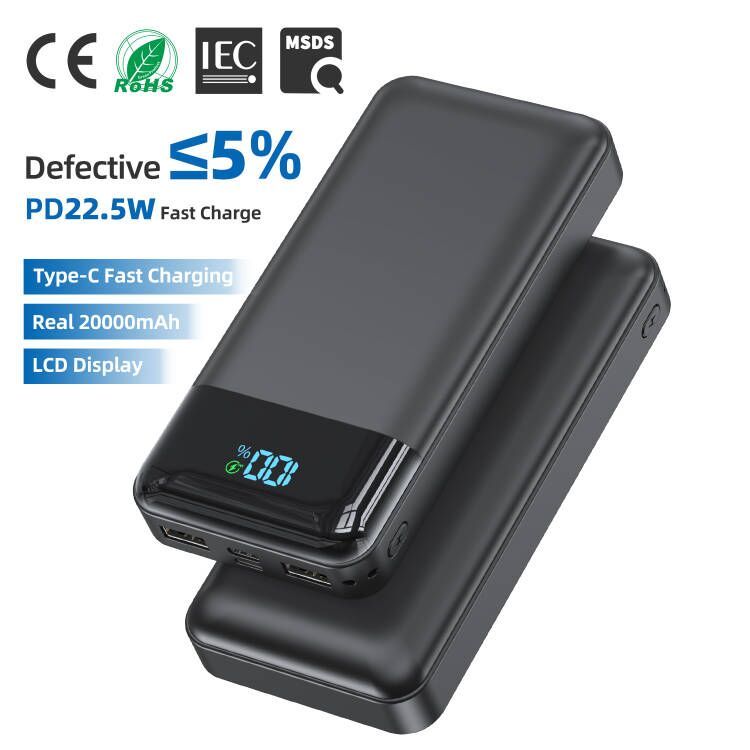 P020 PD22.5W Ultra Slim 20000mAh Portable Power Bank