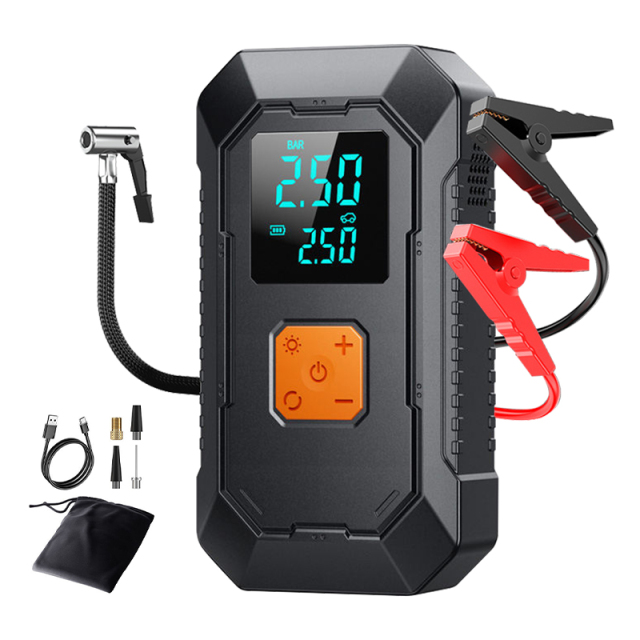 ES12 5-in-1 2000A Car Jump Starter with Air Compressor