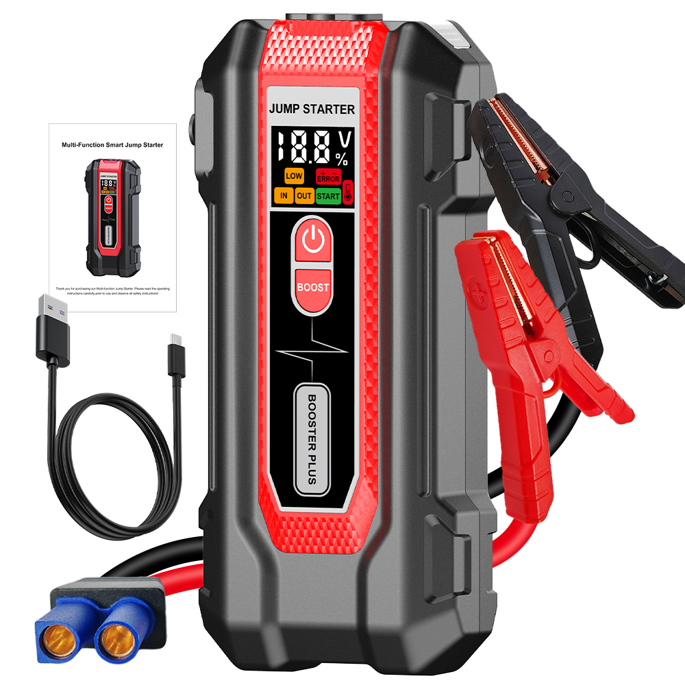 A2 4-in-1 Lithium Battery Car Jump Starter (3000A) with Emergency LED System