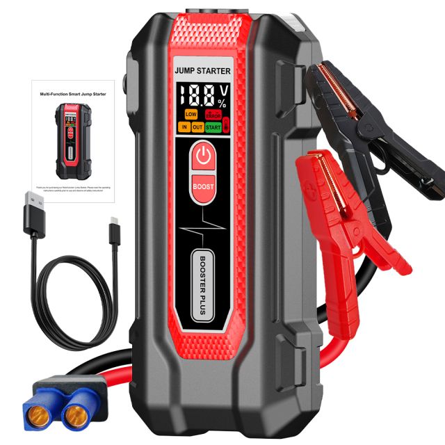 A2 4-in-1 Lithium Battery Car Jump Starter (3000A) with Emergency LED System