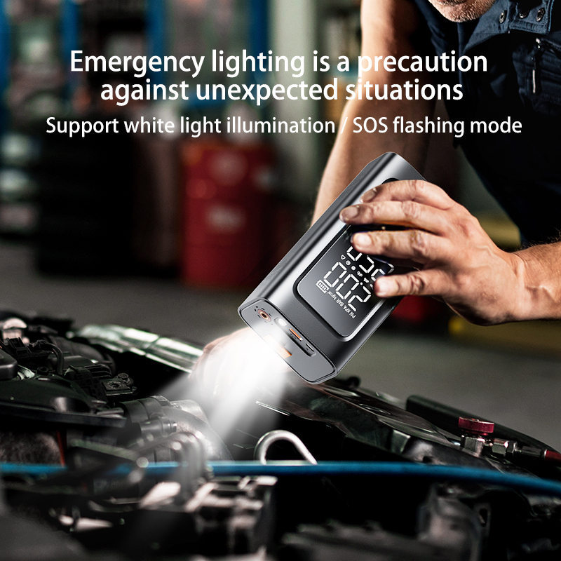 N1 5-in-1 Car Jump Starter with Air Compressor & LED Emergency System (2000A)