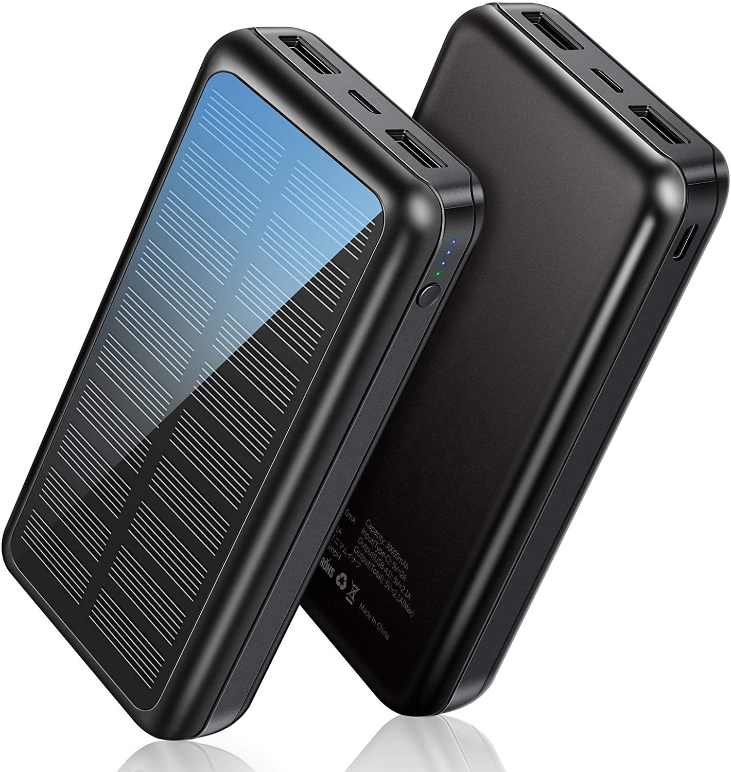 QC86 20000mAh Waterproof Solar Power Bank