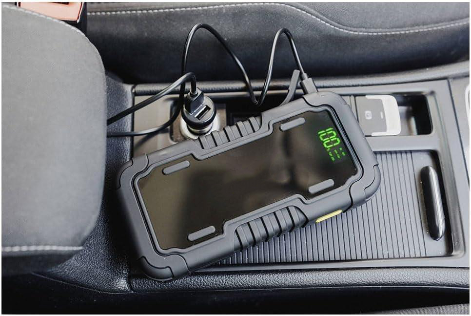 LD12 Multi-Function 12V Jump Starter with LED Flashlight & Emergency Tools