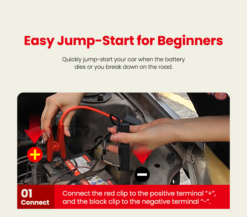 A2 4-in-1 Lithium Battery Car Jump Starter (3000A) with Emergency LED System