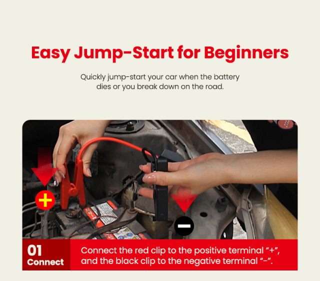 A2 4-in-1 Lithium Battery Car Jump Starter (3000A) with Emergency LED System