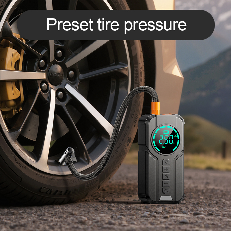 1920 Portable Car Jump Starter Power Bank (5-in-1 Emergency Tool Kit)