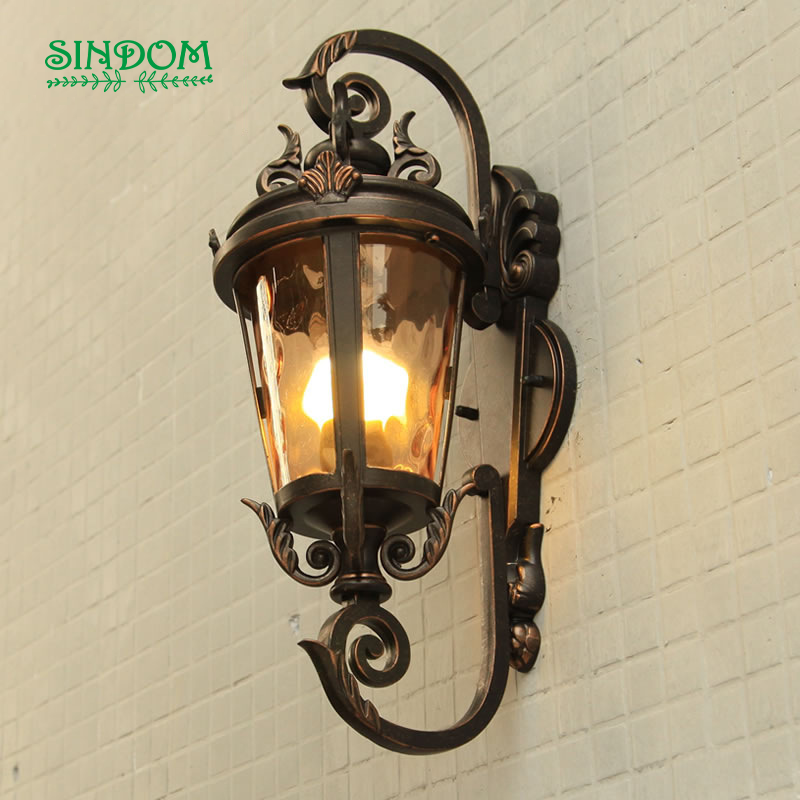 Outdoor Lamp Wall Sconce Light Garden Superior Materials Modern LED Aluminum Glass Anti-corrosion Powder Coated CE Certified