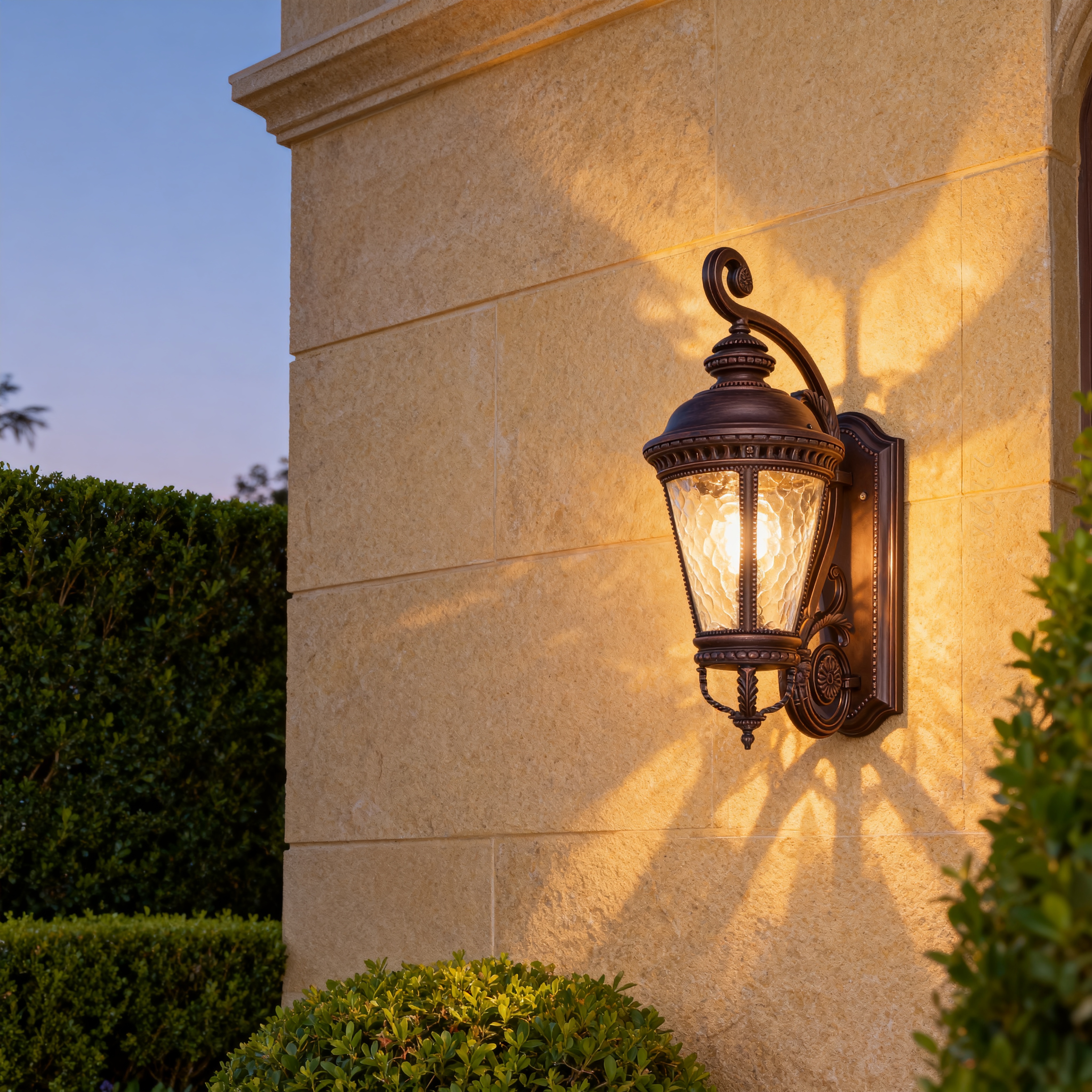 European Antique Hotel Home Decor Lantern Garden Outdoor e27 Wall Lamp