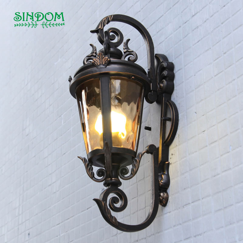Outdoor Lamp Wall Sconce Light Garden Superior Materials Modern LED Aluminum Glass Anti-corrosion Powder Coated CE Certified