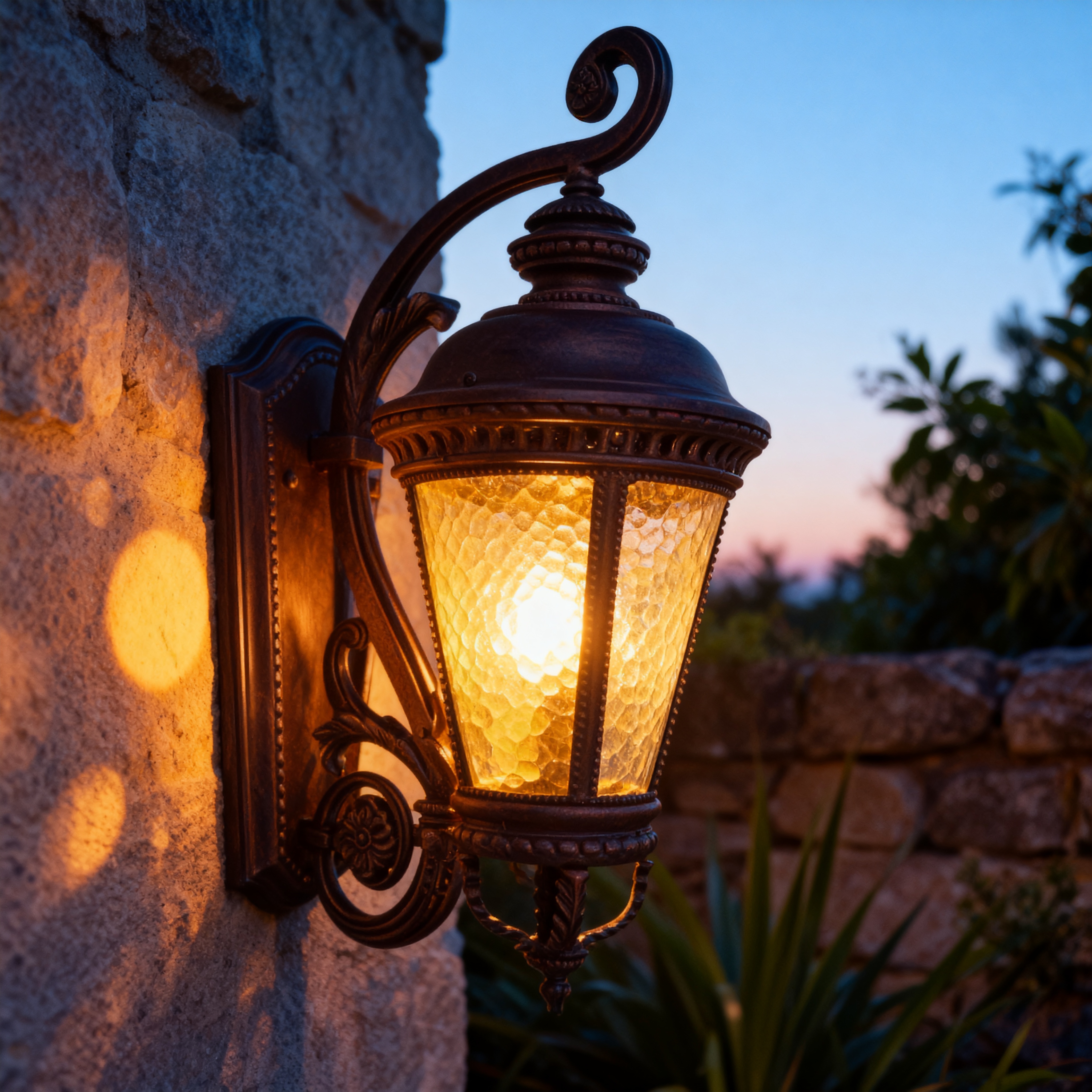 European Antique Hotel Home Decor Lantern Garden Outdoor e27 Wall Lamp