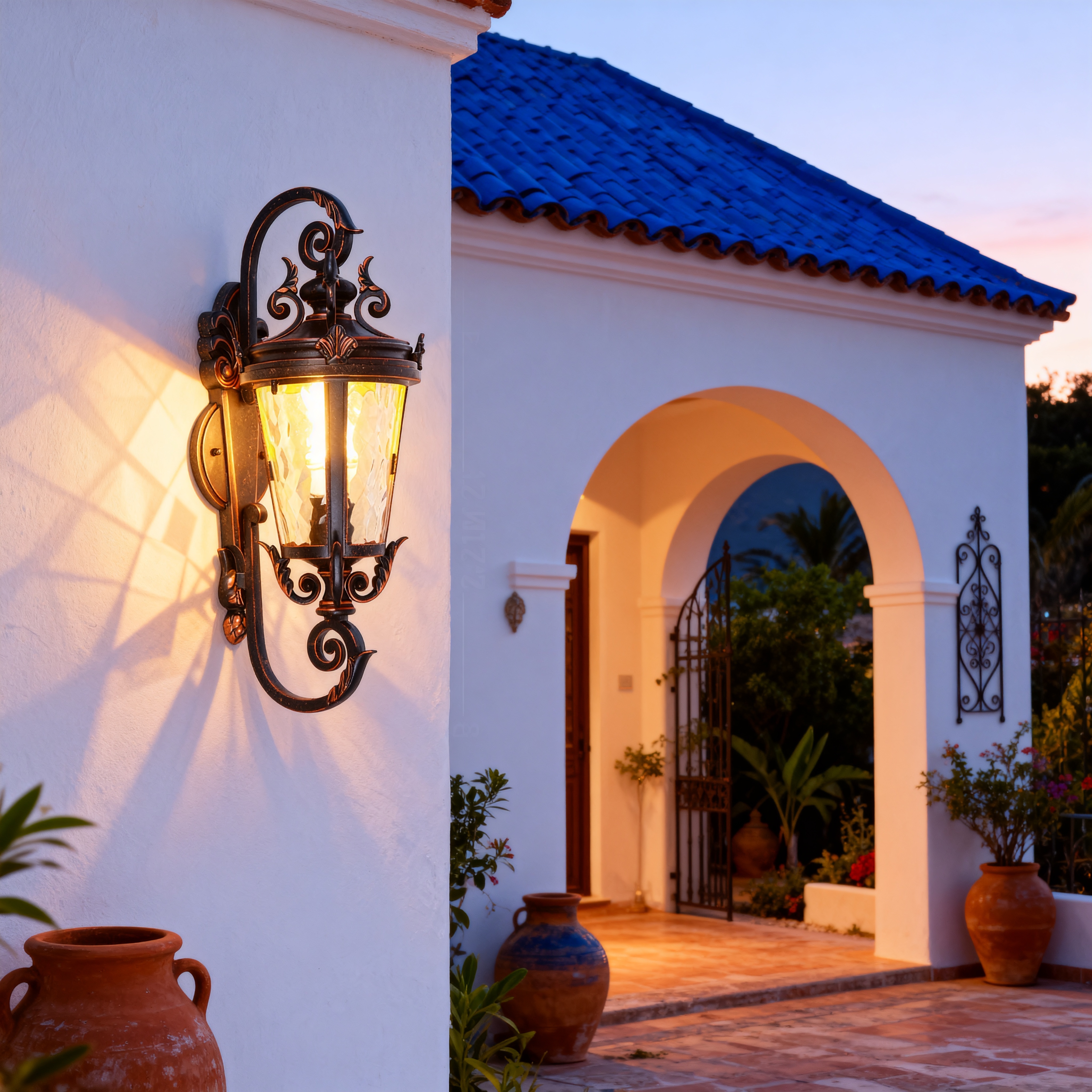 Outdoor Lamp Wall Sconce Light Garden Superior Materials Modern LED Aluminum Glass Anti-corrosion Powder Coated CE Certified