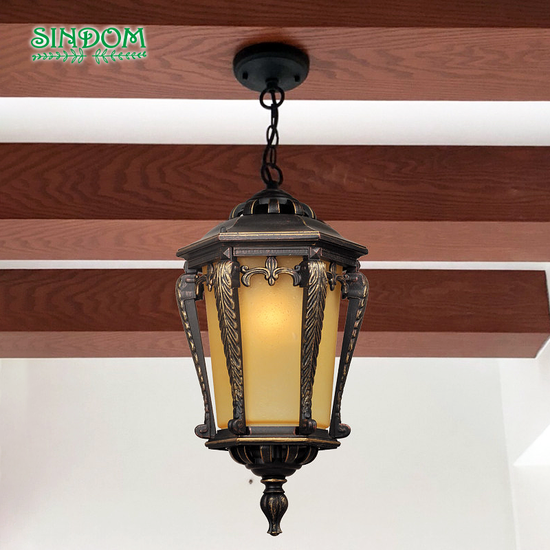 European Best Selling Aluminum Lamp Villa Hotel Pendant Hanging Light