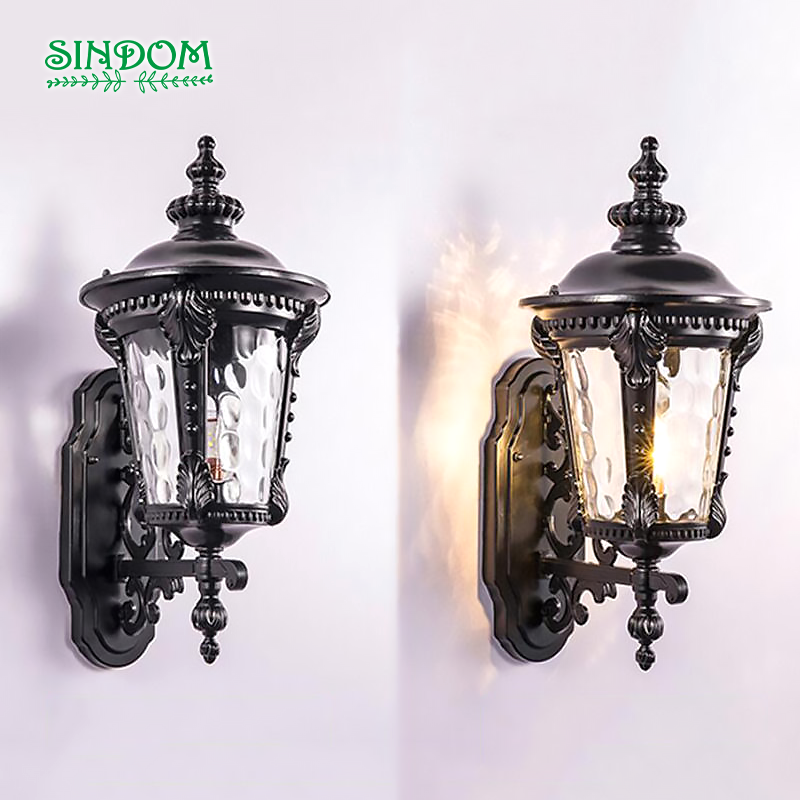 Outdoor Waterproof Lamp European Style Super Bright Garden Aisle Villa LED Wall Light