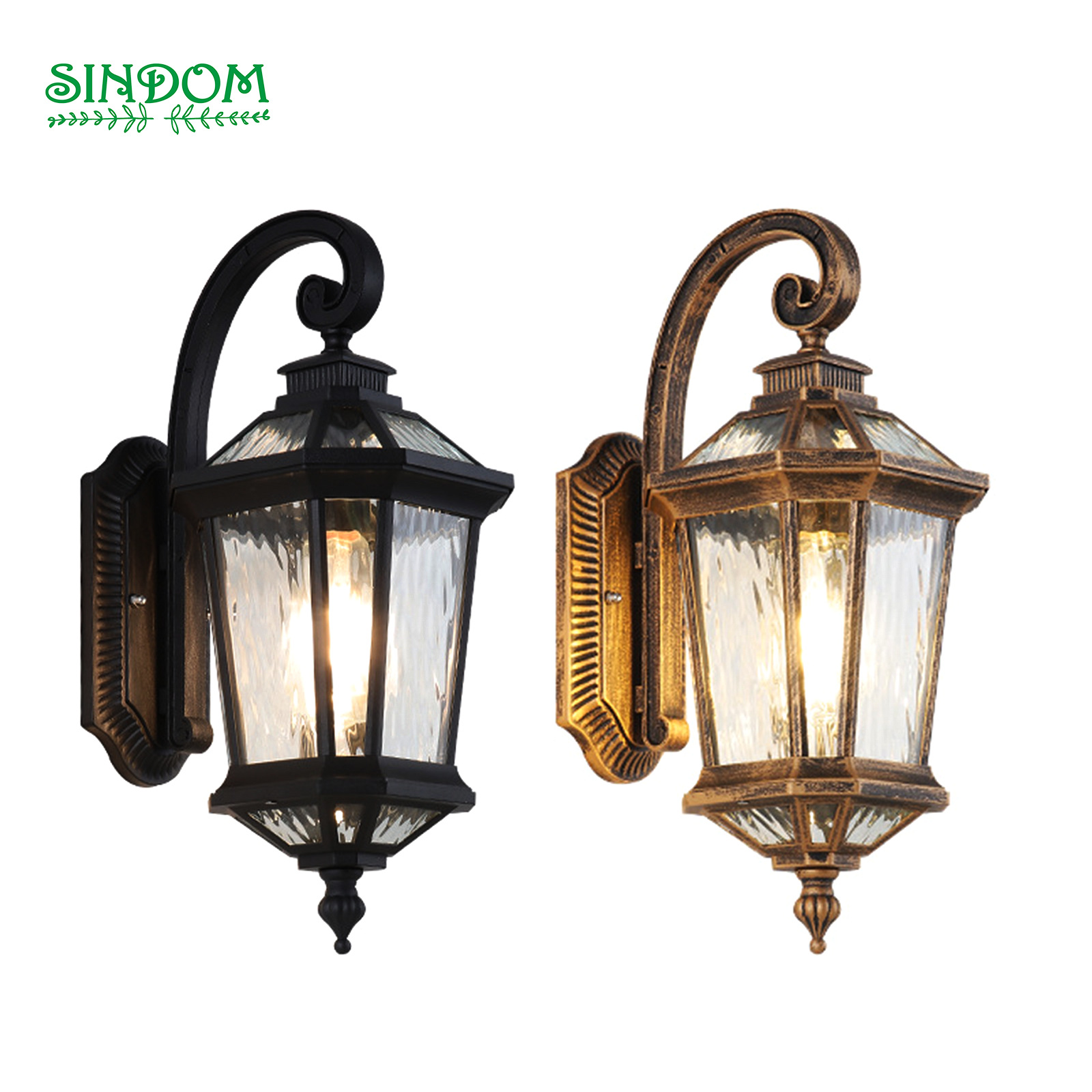 European Antique Outdoor Balcony Villa Courtyard Corridor Waterproof Wall Lamp